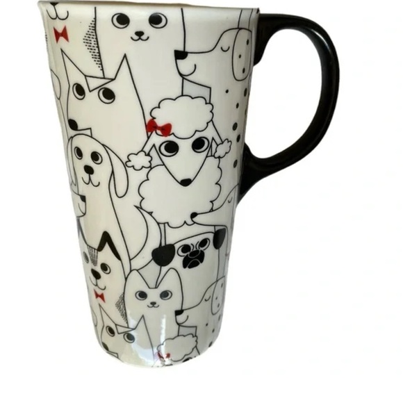 HTF! GREATER GOOD To-Go Mug Tumbler Cutest Pets Bows Ties BIG Eyes Perfect - Picture 5 of 11